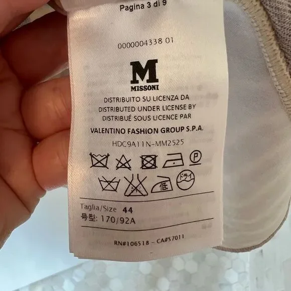 M Missoni sleeveless flutter dress - Picture 6 of 7